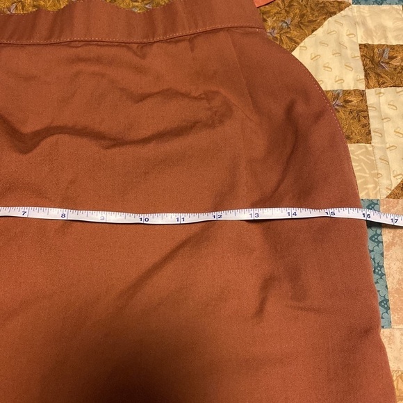 Vintage Burberry wool midi pencil skirt small - Picture 10 of 11